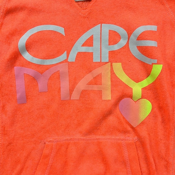Cape May Orange Hoodie, size Small - Picture 2 of 6